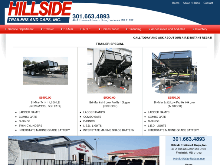 www.hillsidetrailers.com