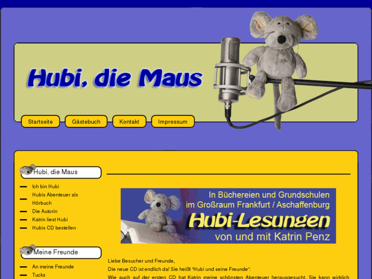 www.hubi-die-maus.de