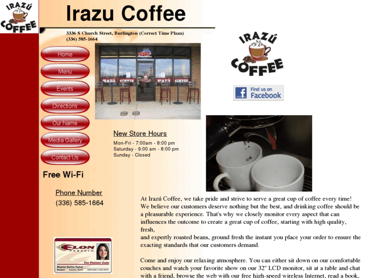 www.irazucoffeenc.com