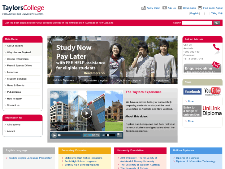 www.taylorscollege.com