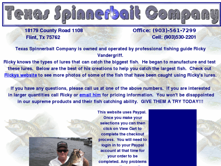 www.texasspinnerbaitcompany.com