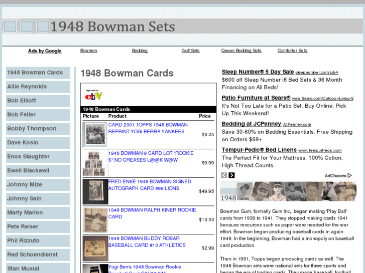 www.1948bowmansets.com