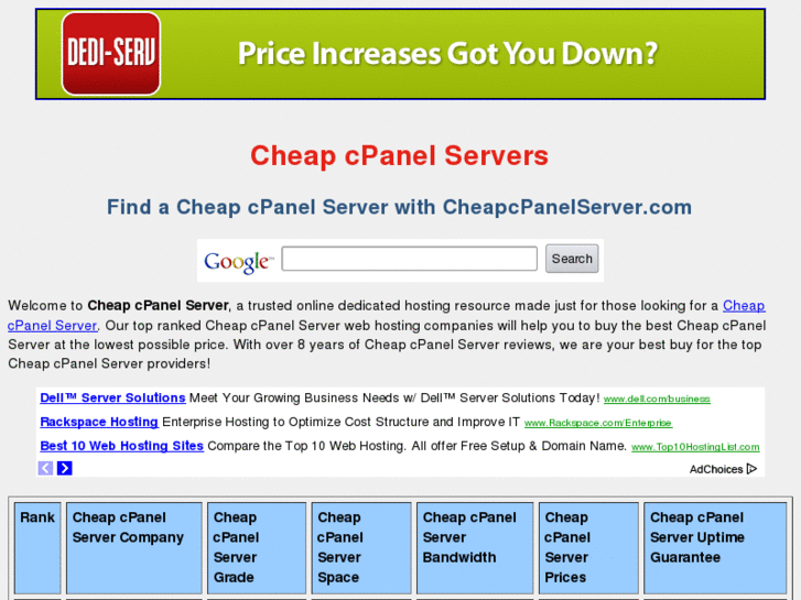 www.cheapcpanelserver.com