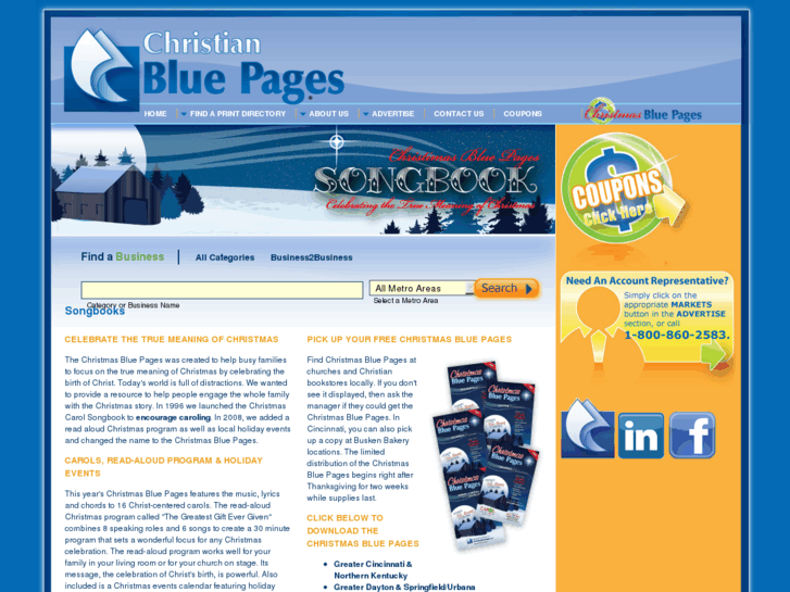 www.christmasbluepages.com