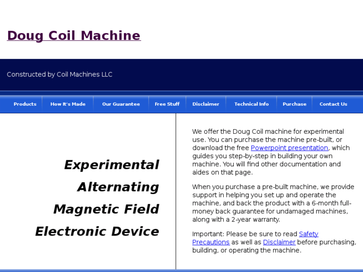 www.dougcoilmachine.com