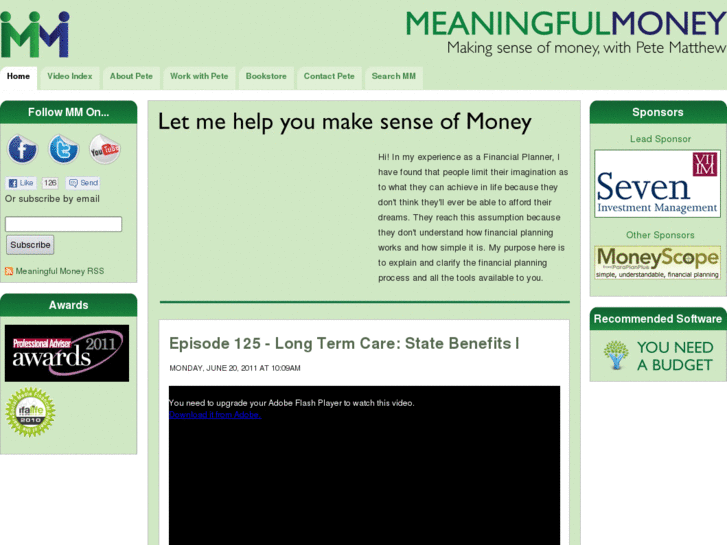 www.meaningfulmoney.tv