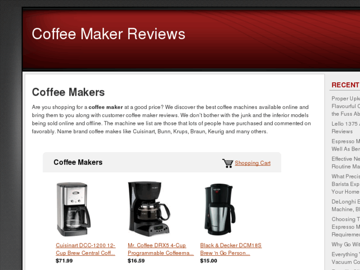 www.coffeemakerreviews.org