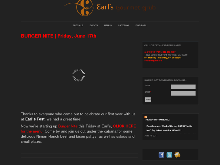 www.earlsgourmetgrub.com