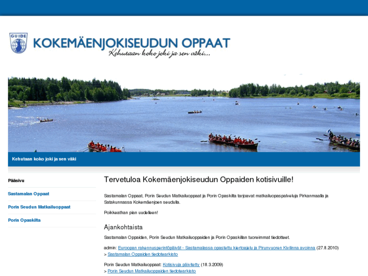 www.kokemaenjokiseudunoppaat.net