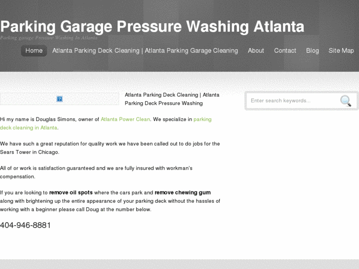 www.parkinggaragepressurewashingatlanta.com