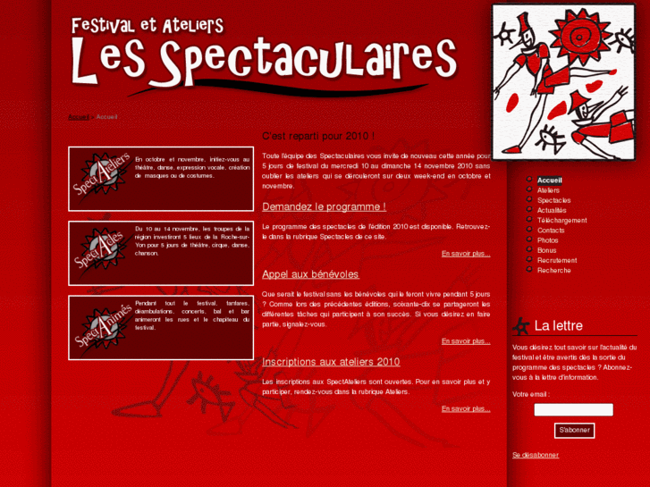 www.spectaculaires.org