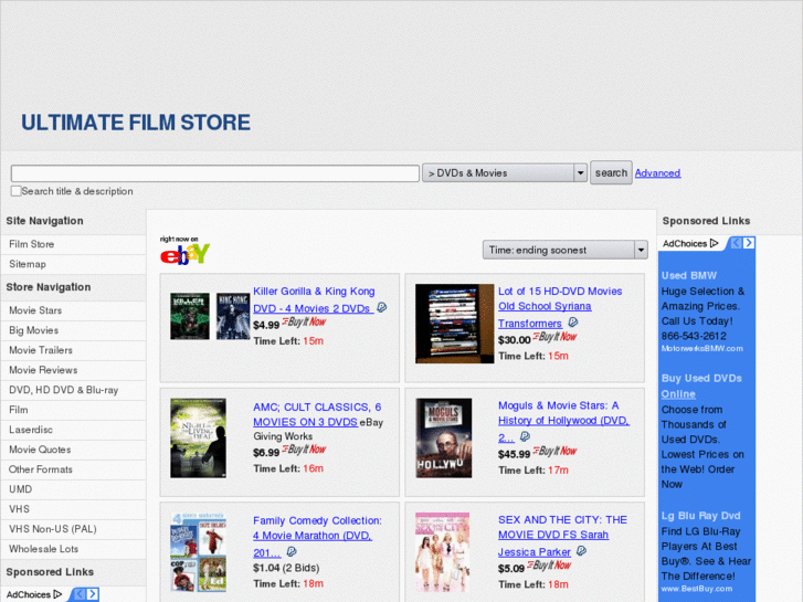 www.ultimatefilmstore.com