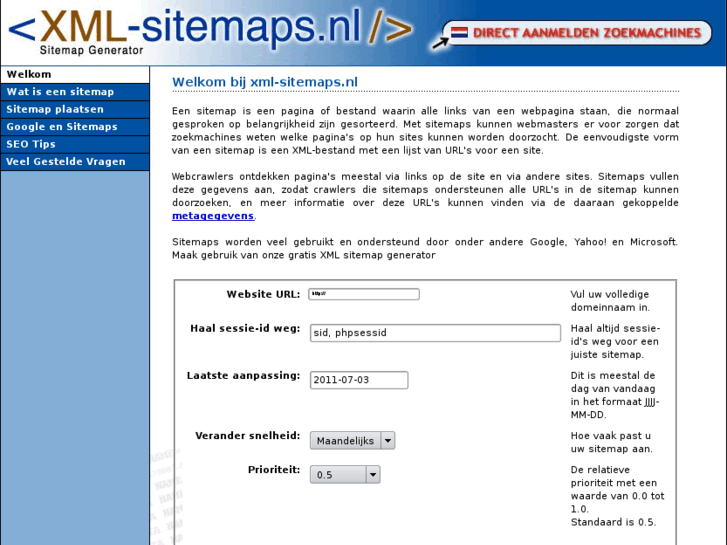 www.xml-sitemaps.nl