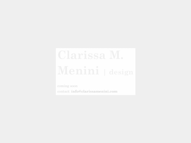 www.clarissamenini.com