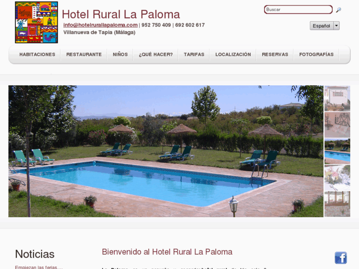 www.hotelrurallapaloma.com