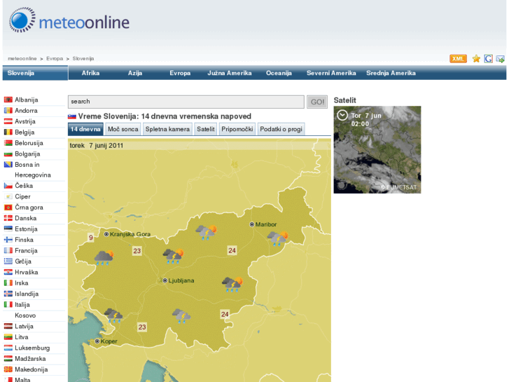 www.meteoonline.si