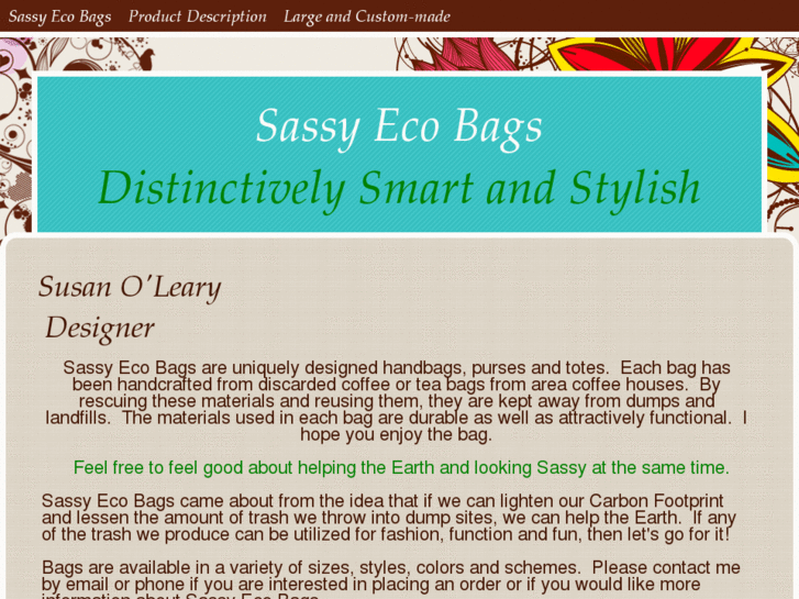 www.sassyecobags.com