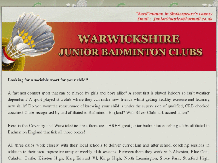 www.warwickshire-junior-badminton.co.uk