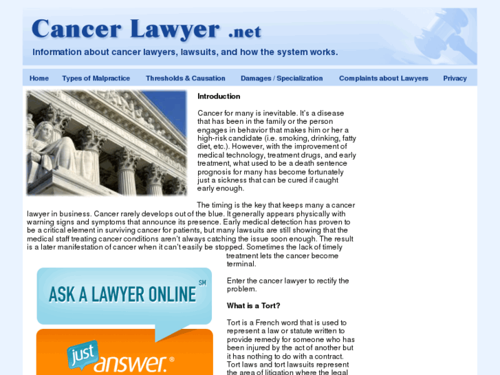 www.cancerlawyer.net