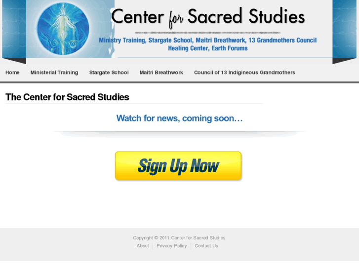 www.centerforsacredstudies.com