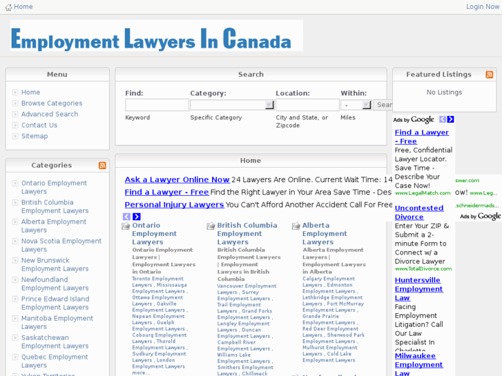 www.employmentlawyersincanada.com