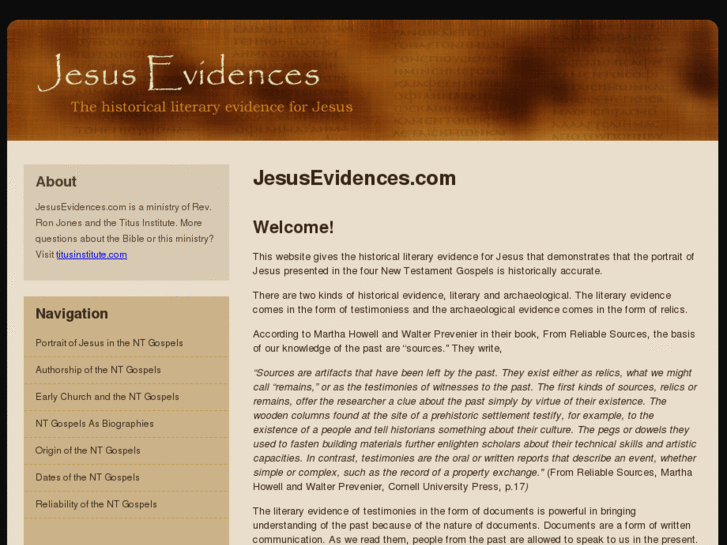 www.jesusevidences.com