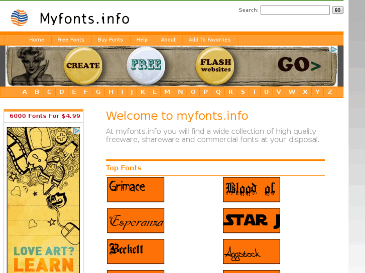 www.myfonts.info