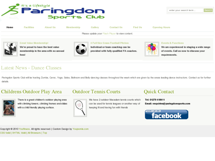 www.paringdonsports.com