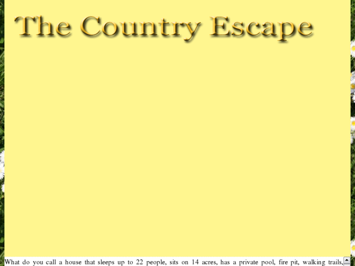 www.thecountryescape.com