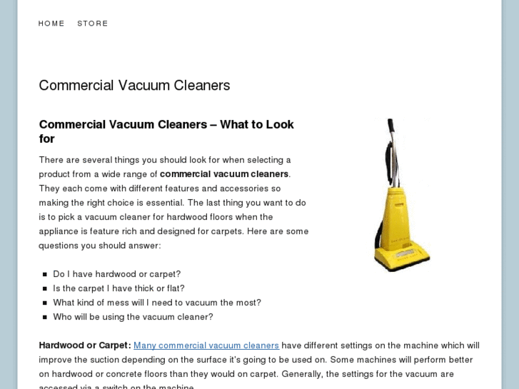 www.vacuumcleanerscommercial.com