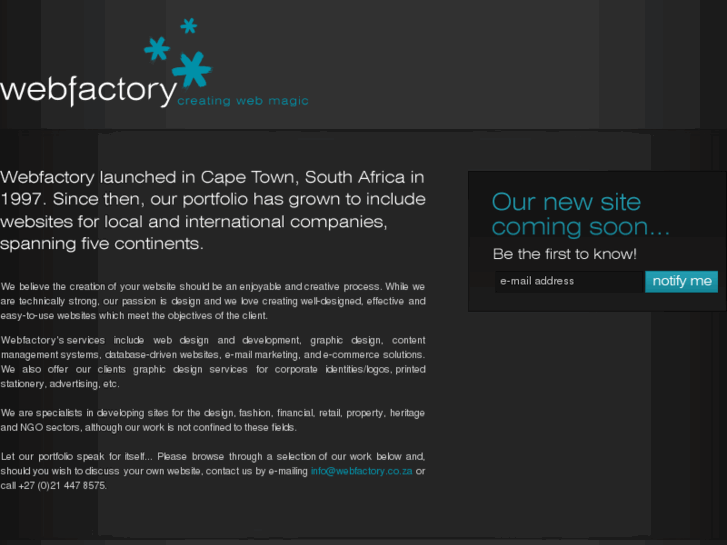 www.webfactory.co.za