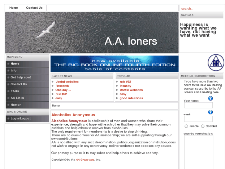 www.aa-loners.org