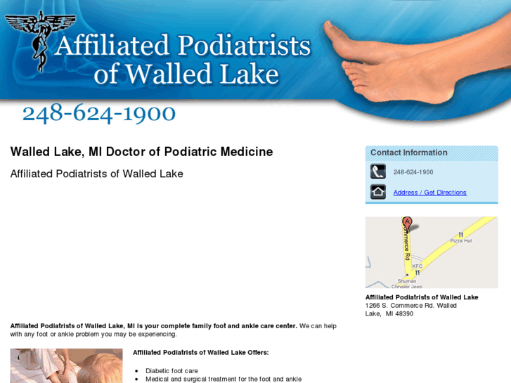 www.affiliatedpodiatristsofwalledlake.com