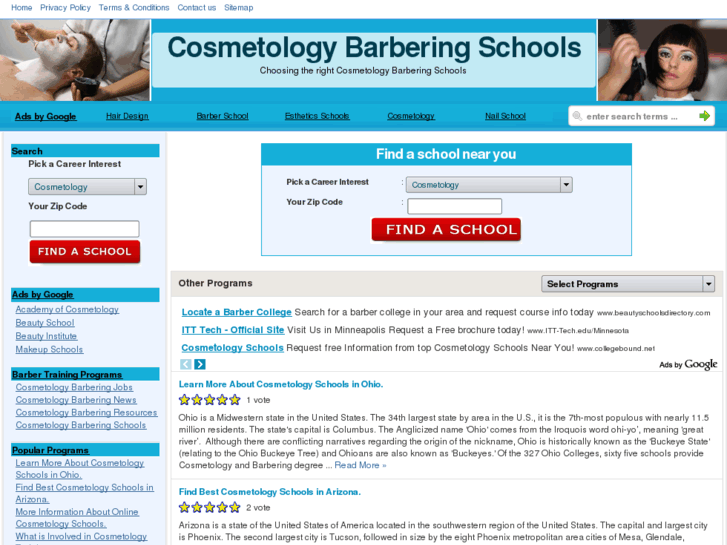 www.cosmetologybarberingschools.com