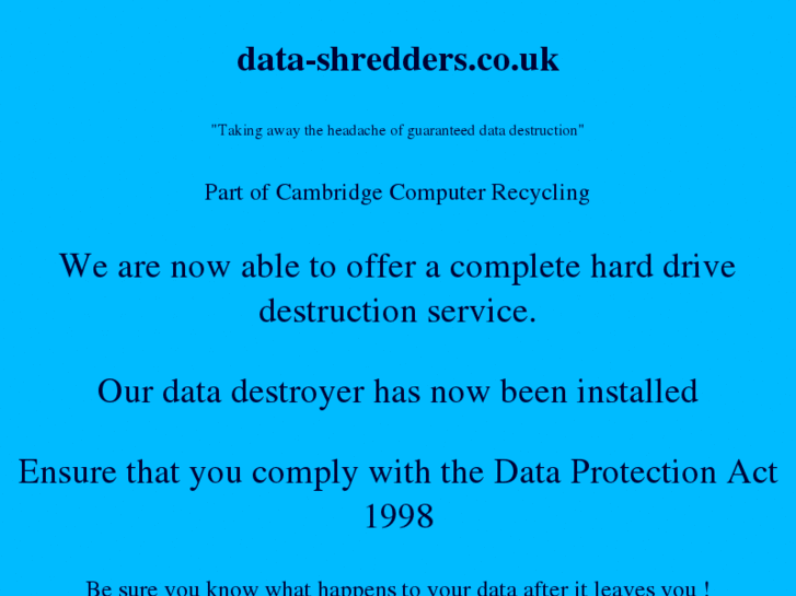 www.data-shredders.co.uk