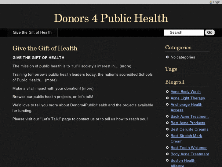 www.donors4publichealth.org