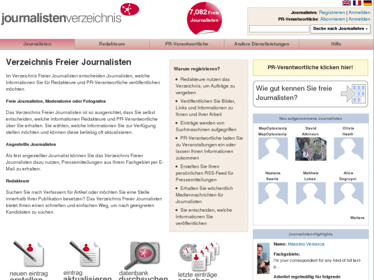 www.journalistenverzeichnis.com