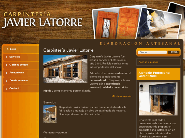 www.latorrecarpinteria.es