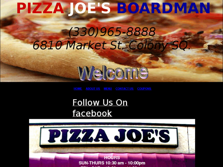 www.pizzajoesboardman.com