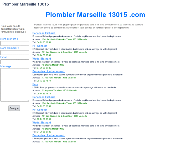 www.plombiermarseille13015.com