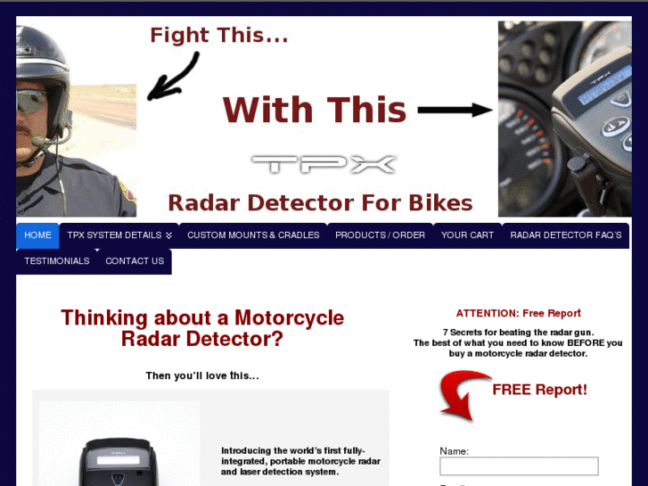 www.radardetectorforbikes.com