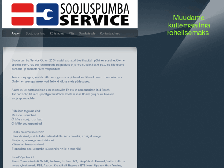 www.soojuspumbaservice.ee