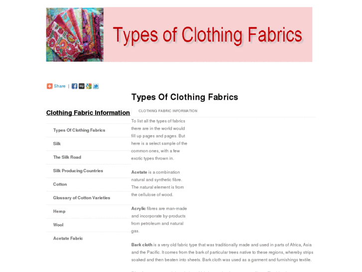 www.typesofclothingfabrics.com