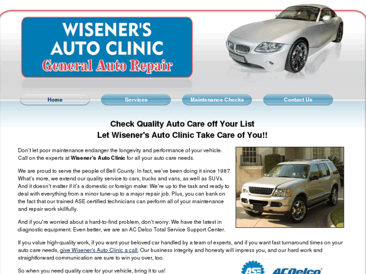 www.wisenersautoclinic.com