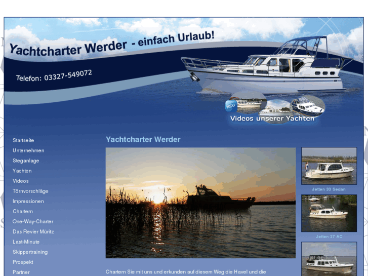 www.yachtcharter-werder.de