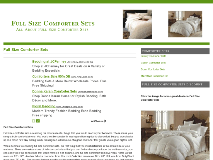 www.fullsizecomfortersets.org