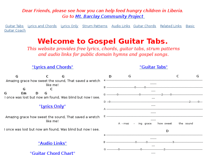 www.gospelguitartabs.com