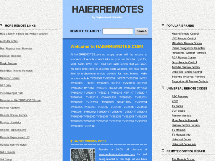 www.haierremotes.com