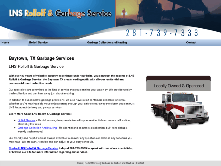 www.lnsgarbageservice.com
