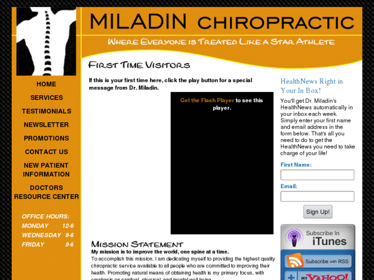 www.miladinchiropractic.com